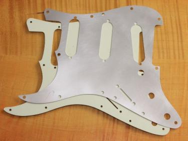 Vintage style thin metal Pickguard shield...62/64'