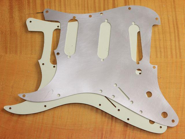 Vintage style thin metal Pickguard shield...62/64'