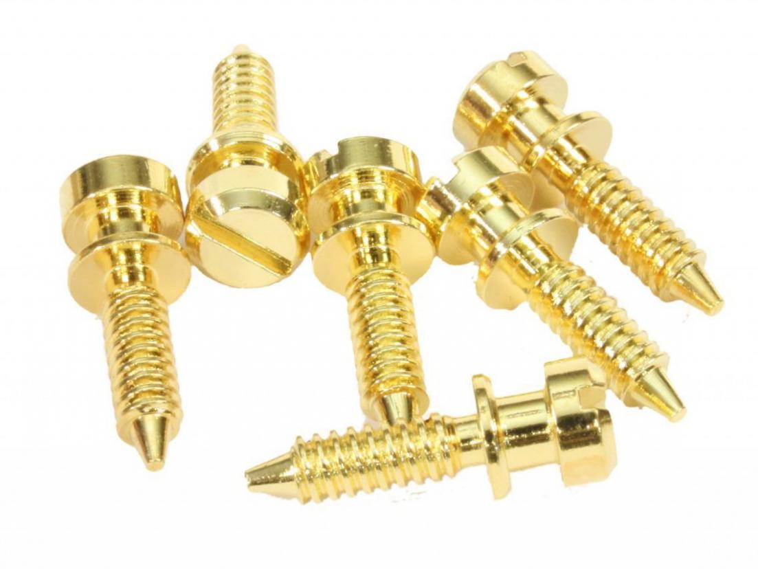 Gold Rack Screws Wired ABR-1 Screws Set 6 Gold
