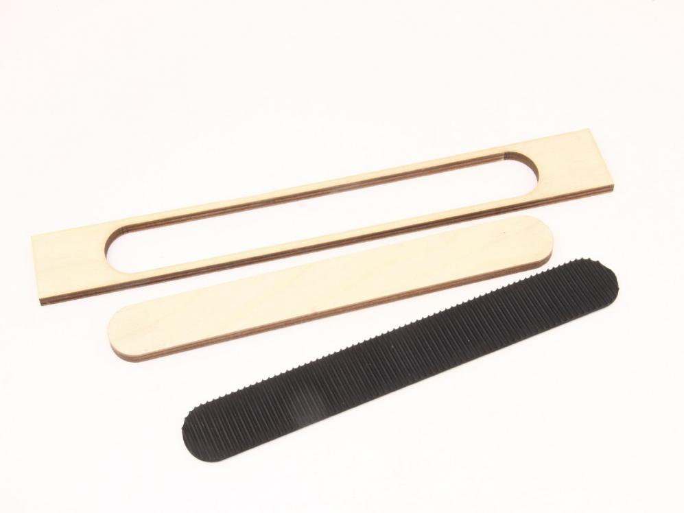 58' V Template incl. Precutted Rubber