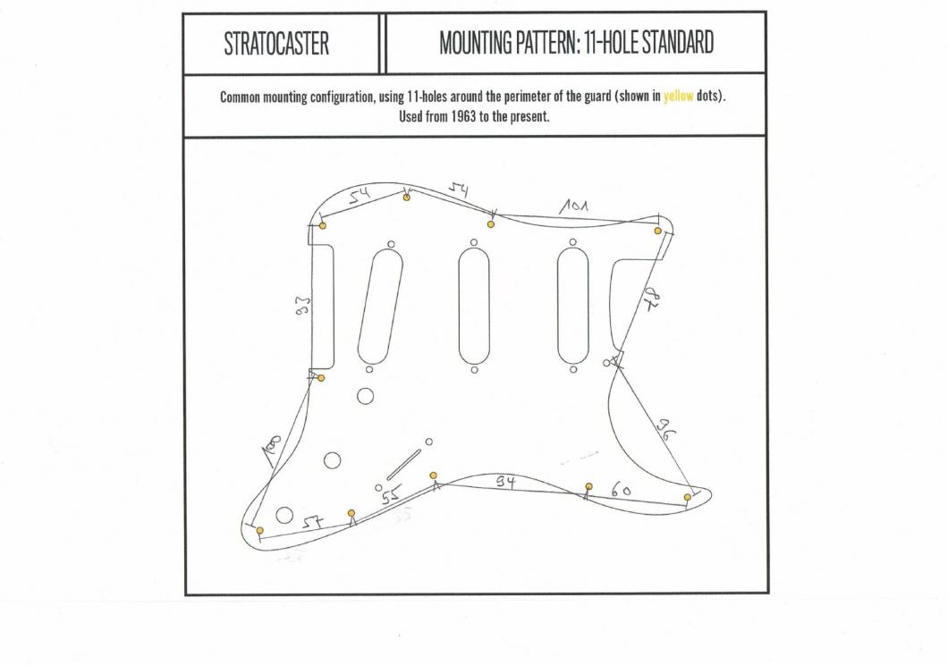 64' (end 63'-current) 11-hole Pattern