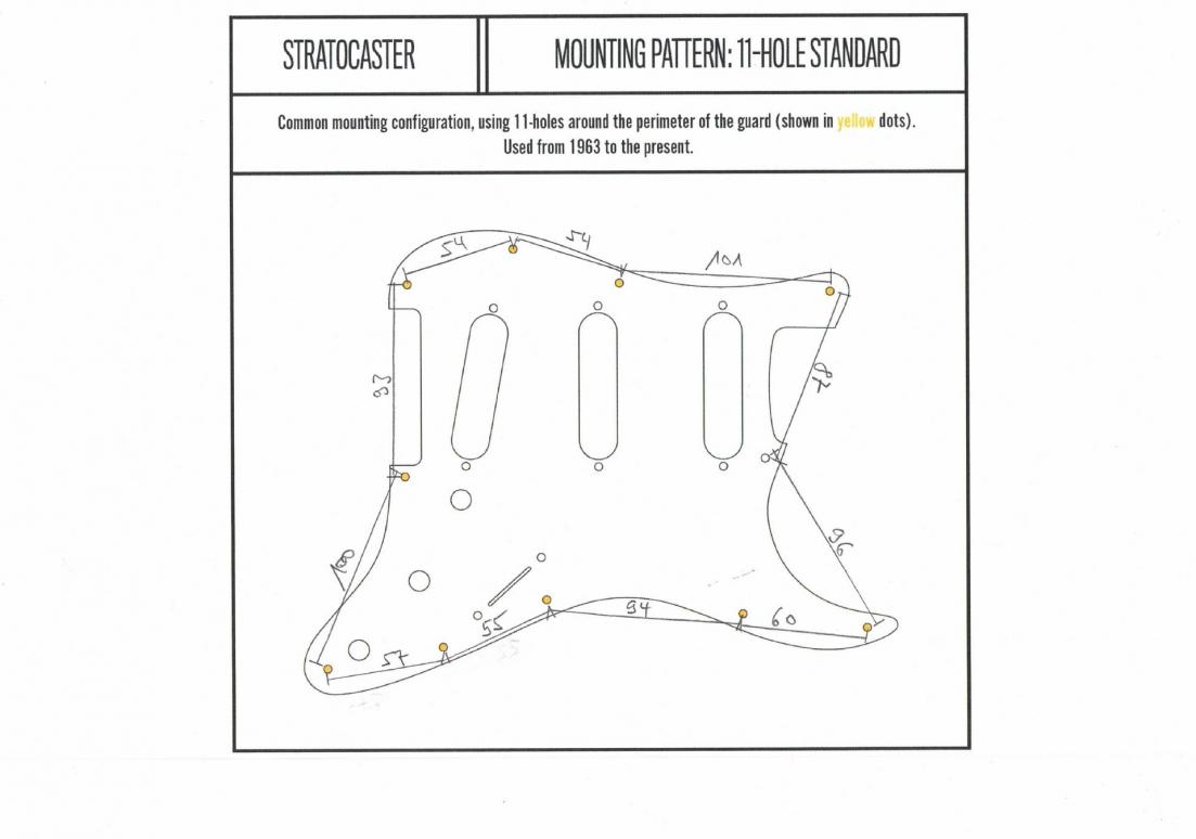 64' (end 63'-current) 11-hole Pattern